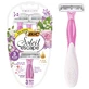 BIC Soleil Escape, женская бритва, одноразовая, трехлезвийная, "Ландыш и роза", 3 штуки