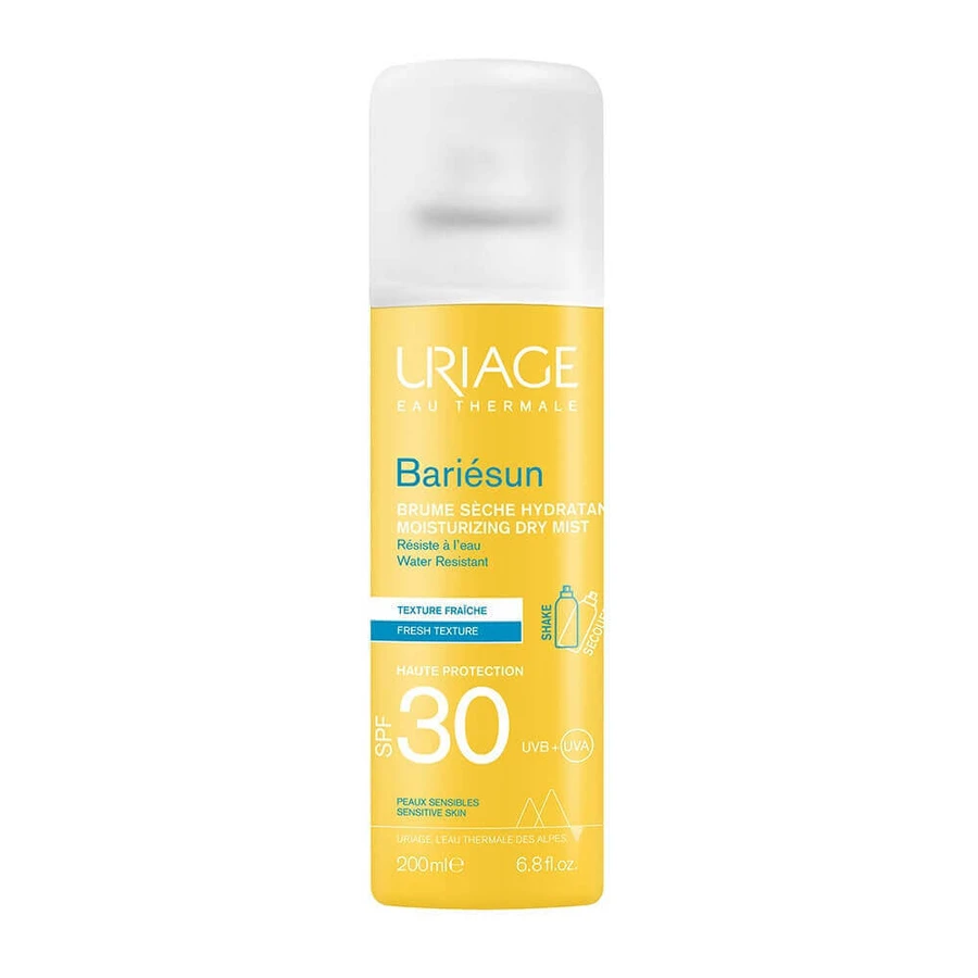 Uriage Bariésun Сухий сонцезахисний спрей для чутливої шкіри Spf30 Sensitive Skin 200мл: ціни та характеристики