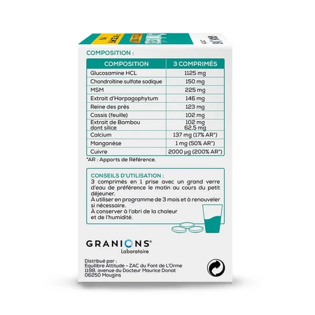 Хондростео+ Granions Chondrosteo+ Articulations, 90 таблеток: цены и характеристики