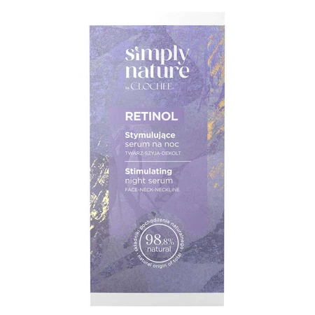 Clochee Simply Nature Retinol, стимулирующая ночная сыворотка, 30 мл: цены и характеристики