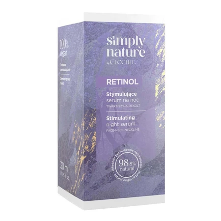 Clochee Simply Nature Retinol, стимулирующая ночная сыворотка, 30 мл: цены и характеристики