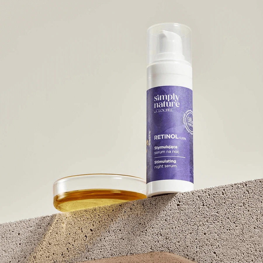Clochee Simply Nature Retinol, стимулирующая ночная сыворотка, 30 мл: цены и характеристики