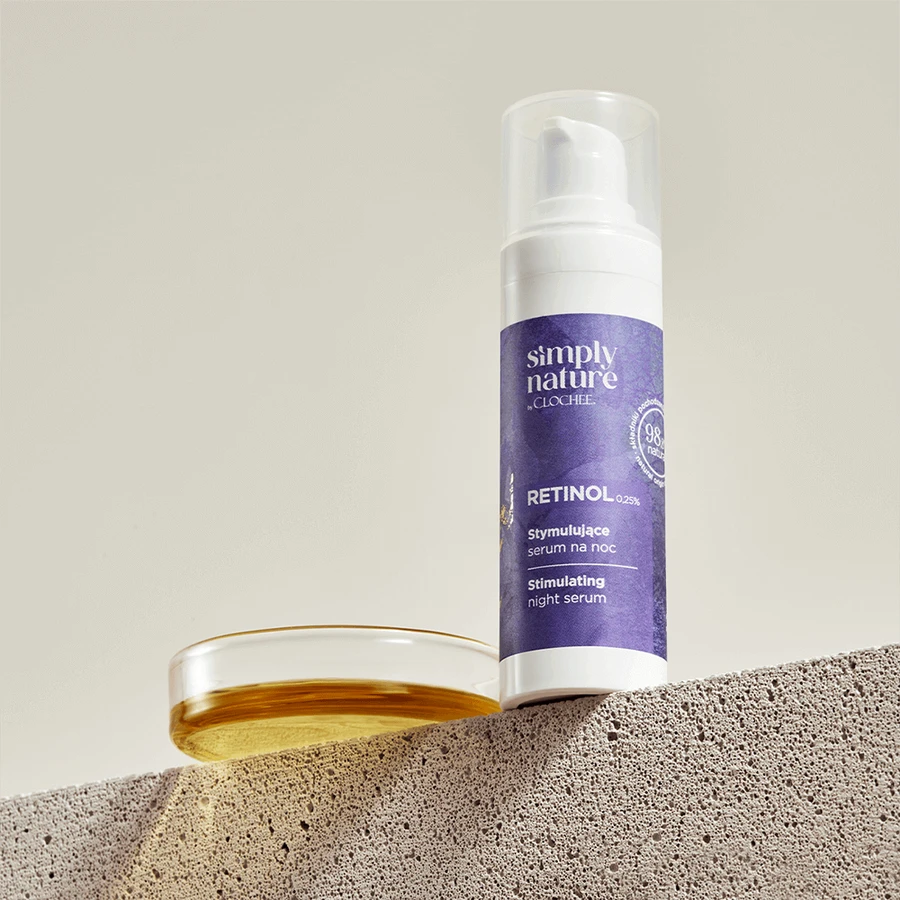 Clochee Simply Nature Retinol, стимулирующая ночная сыворотка, 30 мл: цены и характеристики