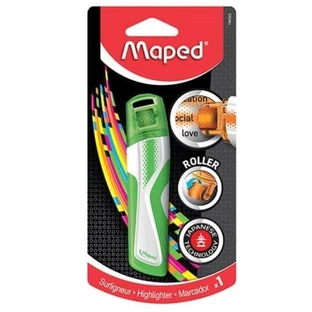 Maped Roller Fluo Peps, зеленый, 1 шт.