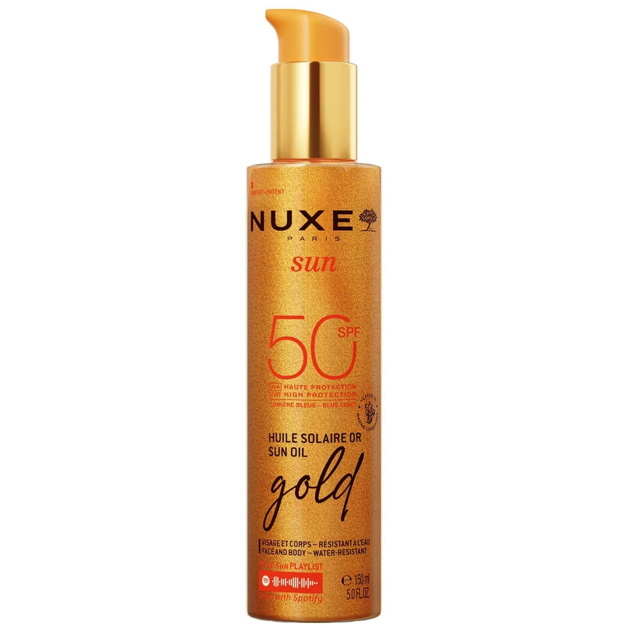 Nuxe Sun, осветляющее масло для загара, спрей, SPF 50, 150 мл: цены и характеристики