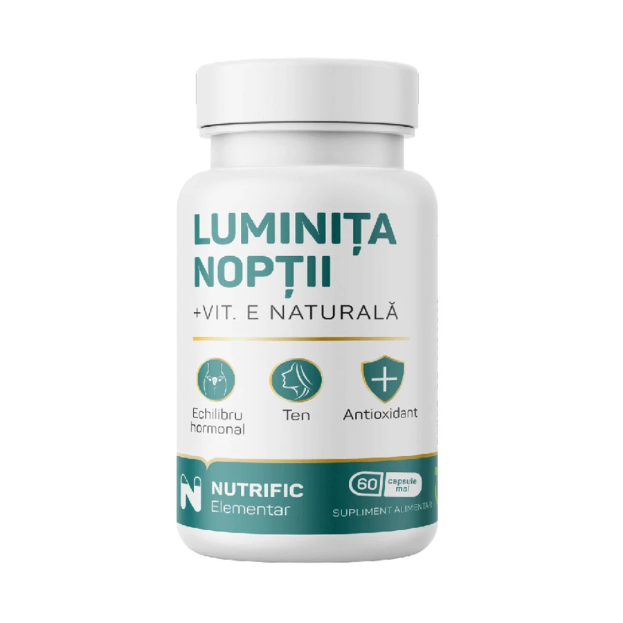 Нічне сяйво з вітаміном Е, 60 м'яких гелів, Nutrific: ціни та характеристики