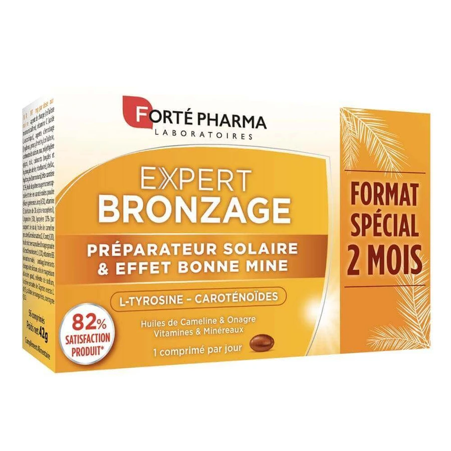 Forté Pharma Expert Bronzage Sun Preparation Programme 56 таблеток: цены и характеристики