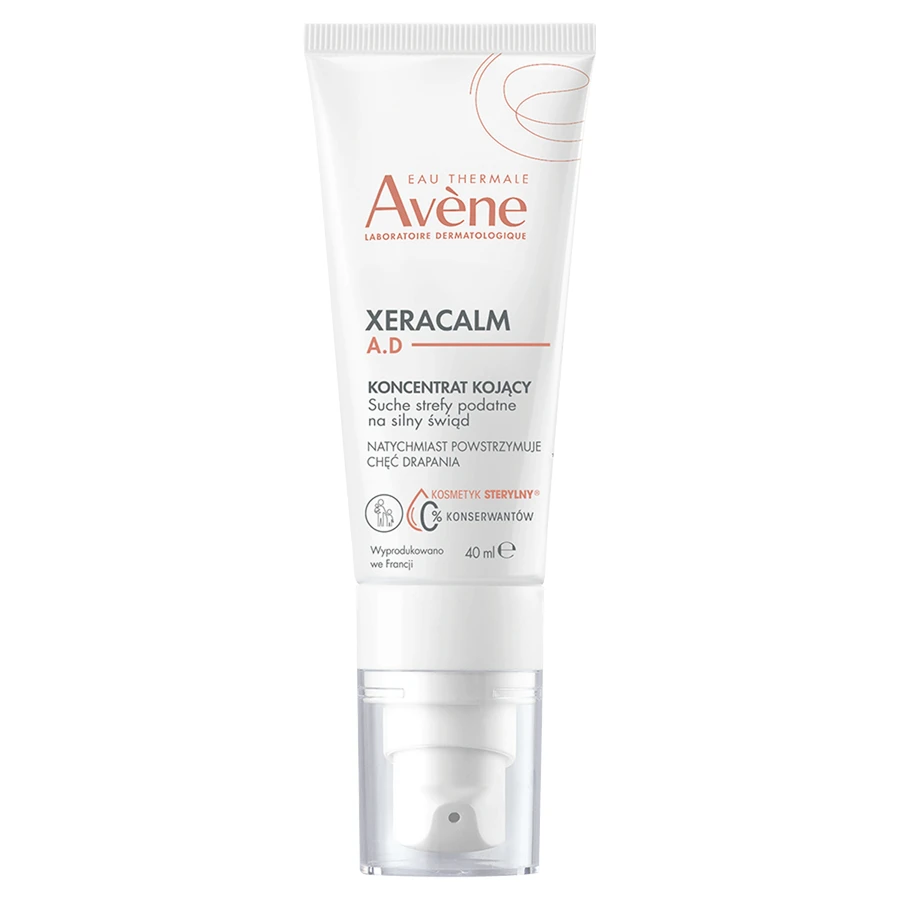 Заспокійливий концентрат Avene XeraCalm A.D. для обличчя, тіла та повік, для подразненої, атопічної та сверблячої шкіри, 40 мл: ціни та характеристики