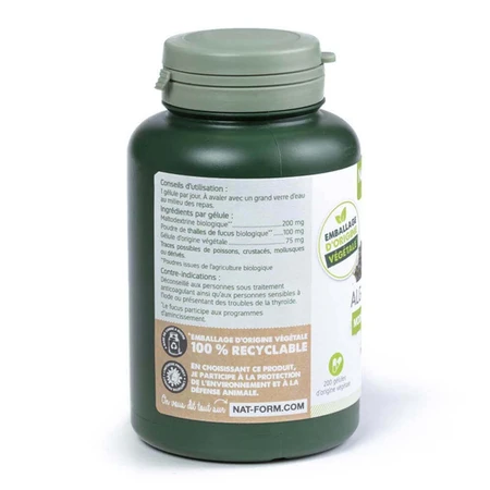 Nat&Form BLADDERWRACK ORGANIC 200 капсул: ціни та характеристики