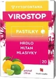 VIROSTOP Lozenges - цитрусовые 1×20 шт, пищевая добавка для горла, глотки и голосовых связок