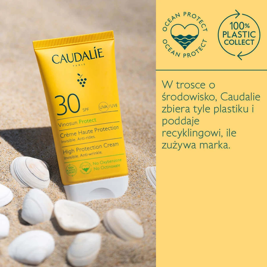Caudalie Vinosun Protect, cremă invizibilă cu protecție ridicată, SPF 30, 50 ml + cremă invizibilă, ușoară, cu protecție foarte ridicată, SPF 50+, 20 ml gratuit: цены и характеристики