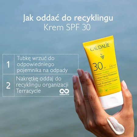Caudalie Vinosun Protect, cremă invizibilă cu protecție ridicată, SPF 30, 50 ml + cremă invizibilă, ușoară, cu protecție foarte ridicată, SPF 50+, 20 ml gratuit: цены и характеристики