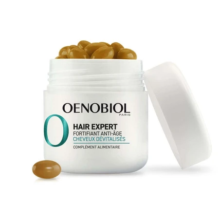 Oenobiol Hair Expert Укрепляющий антивозрастной девитализированный волос 2х30 капсул: цены и характеристики