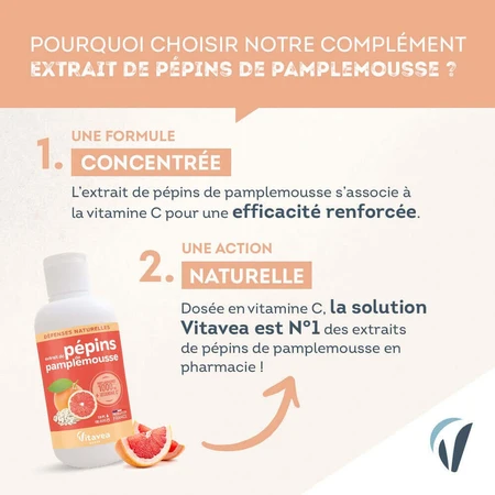 Vitavea Santé Екстракт насіння грейпфрута Natural Defences 100 мл: ціни та характеристики