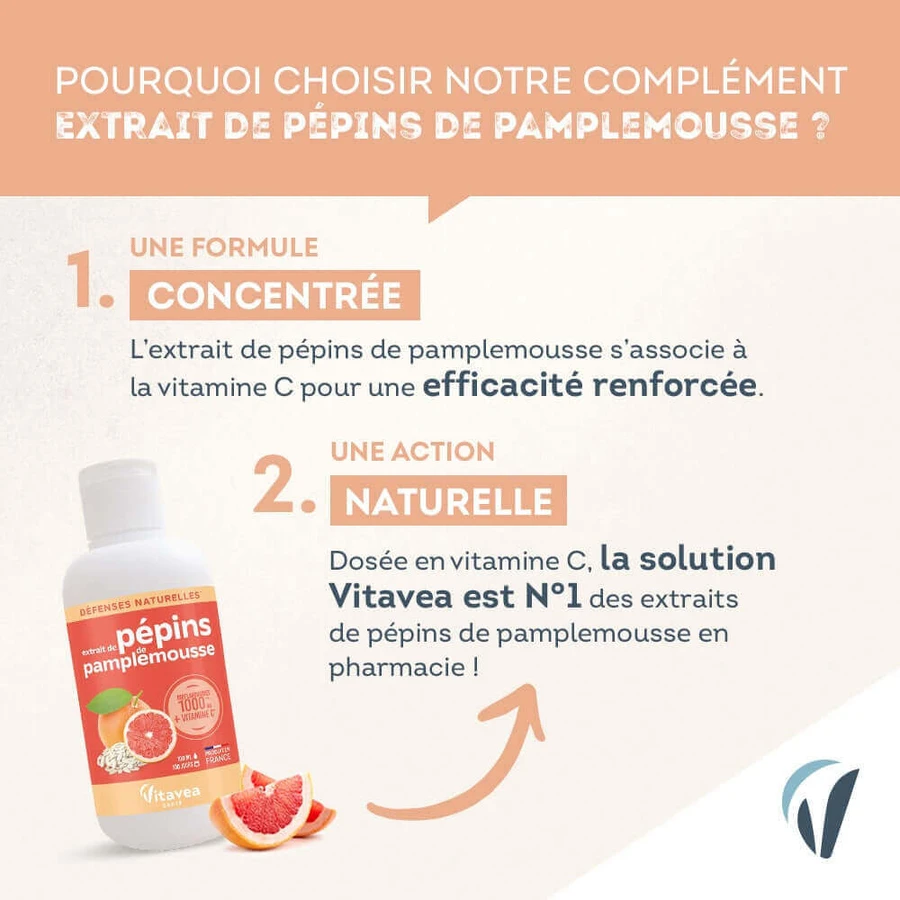 Vitavea Santé Екстракт насіння грейпфрута Natural Defences 100 мл: ціни та характеристики
