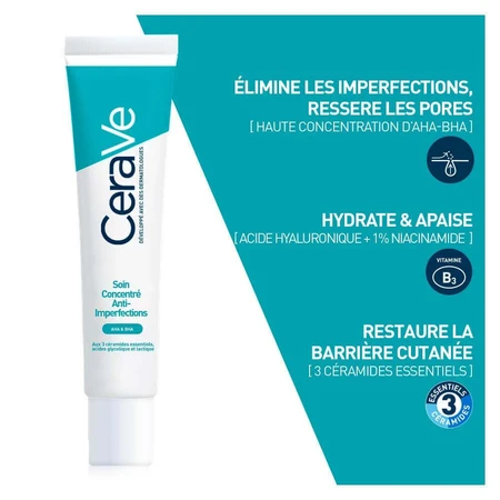 Cerave Face Concentrate Anti-Imperfection Concentrate Обезжиренная и склонная к акне кожа 40 мл: цены и характеристики