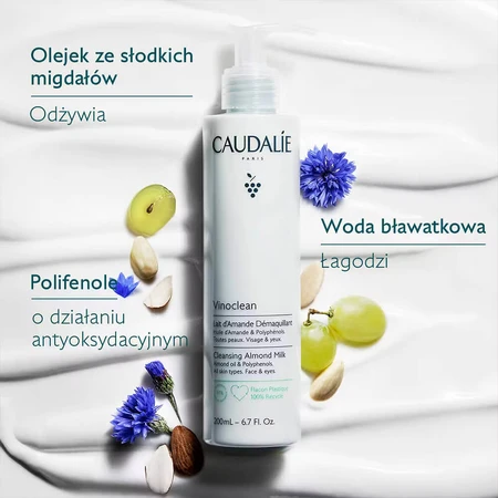 Caudalie Vinoclean, миндальное молочко для снятия макияжа, 200 мл: цены и характеристики