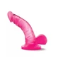 Blush Naturally Yours 4Inch Mini Cock Dildo with Suction Cup Pink