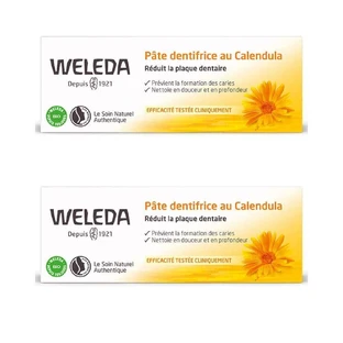 Weleda Календула Зубная паста Уменьшает зубной налет 2х75 мл