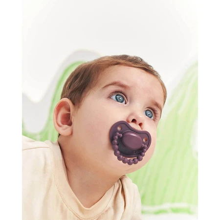 Luu Kids, пустышка, позиционирование, силикон, Sweet Plum, 3-6 месяцев, 1 шт.: цены и характеристики