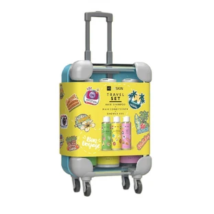 Шампунь для волосся HiSkin Suitcase 95мл + Кондиціонер для волосся 95мл + Гель для душу 95мл