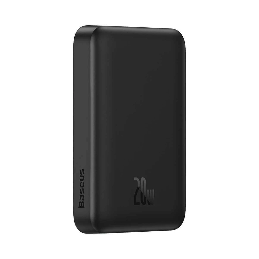 Baseus Magnetic Mini powerbank с индуктивной зарядкой MagSafe 15W / быстрой зарядкой PD QC 20W 10000mAh черный (Overseas Edition) + кабель Xiaobai Series USB-C - USB-C 60W 3A 0.5m черный: цены и характеристики