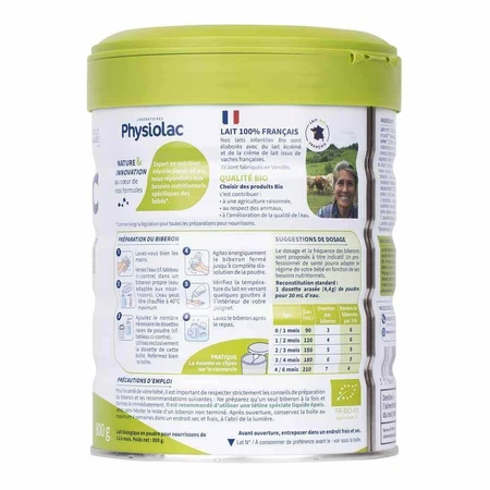 Сухая молочная смесь Physiolac 1 Bio Formule Еpaissie уплотненная формула, с рождения до 6 месяцев, 800 г: цены и характеристики