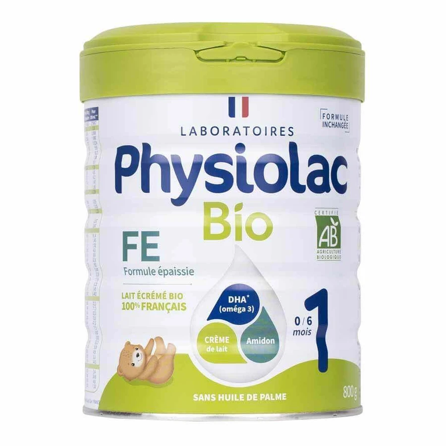 Сухая молочная смесь Physiolac 1 Bio Formule Еpaissie уплотненная формула, с рождения до 6 месяцев, 800 г: цены и характеристики