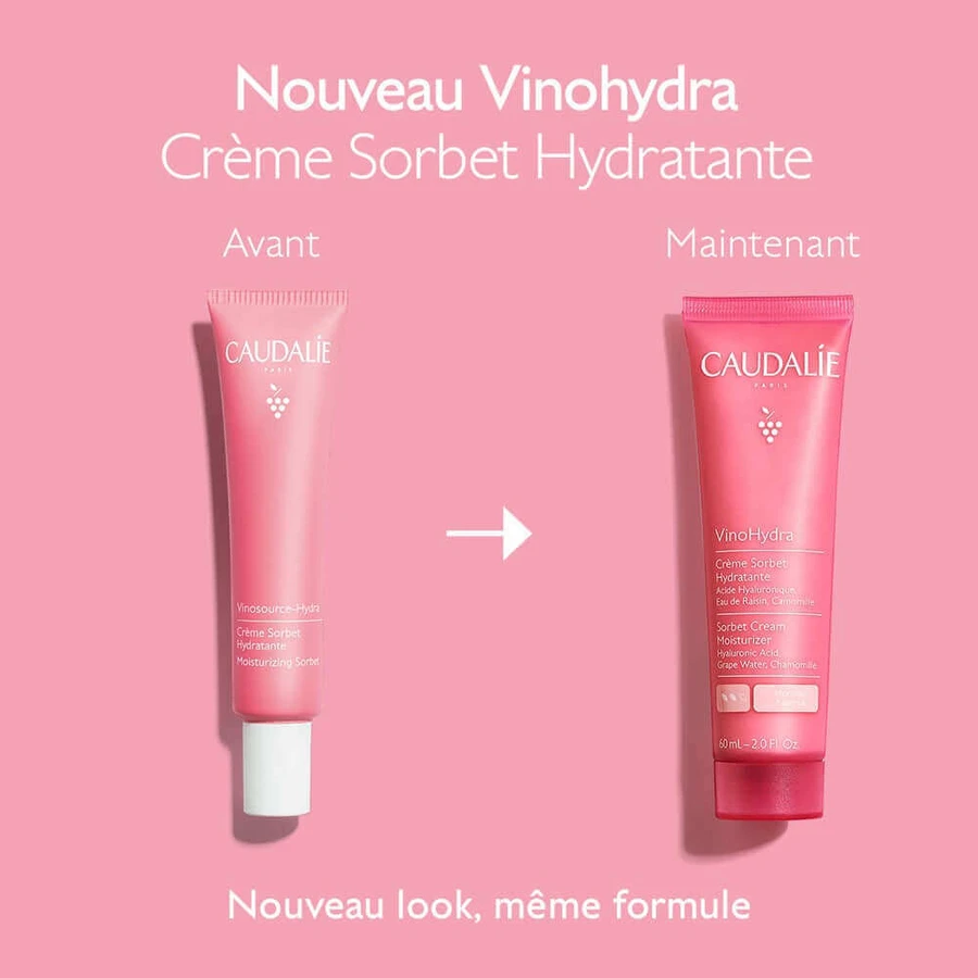Caudalie VinoHydra Увлажняющий крем-сорбет для чувствительной кожи 60 мл: цены и характеристики