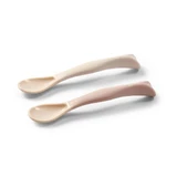 Набор из 2 гибких ложек, +6 месяцев, бежевый и розовый, BabyOno