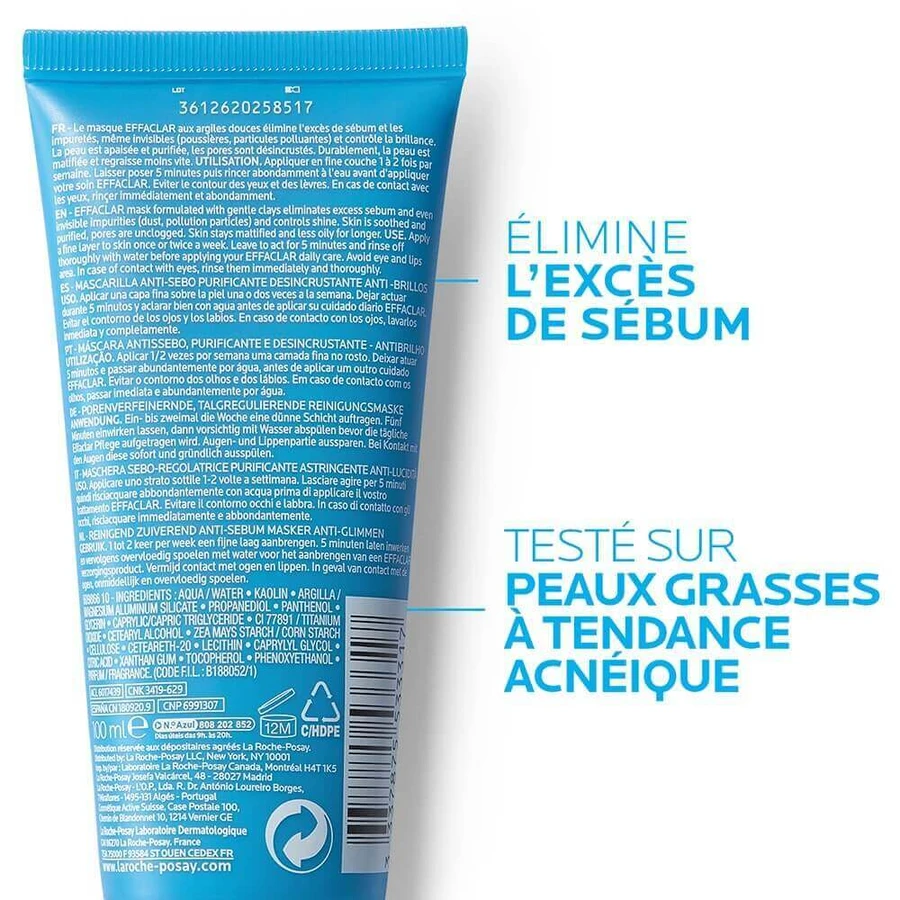 La Roche-Posay Effaclar Sebum Regulating Mask 100ml: цены и характеристики