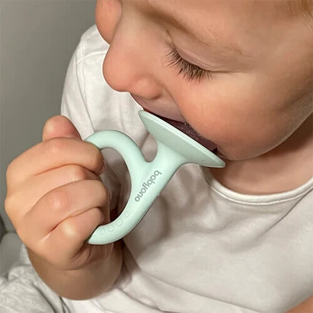 BabyOno, силіконовий прорізувач для зубів, равлик, зелений, від народження, 1 шт.: ціни та характеристики