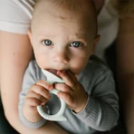 BabyOno, силіконовий прорізувач для зубів, равлик, зелений, від народження, 1 шт.: ціни та характеристики