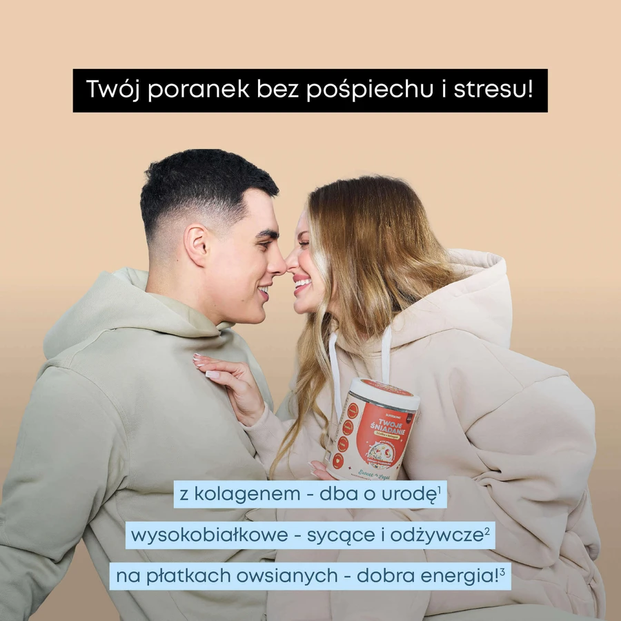 Supersonic Your Breakfast, білкова вівсянка з колагеном зі смаком банану та полуниці, 420 г: ціни та характеристики