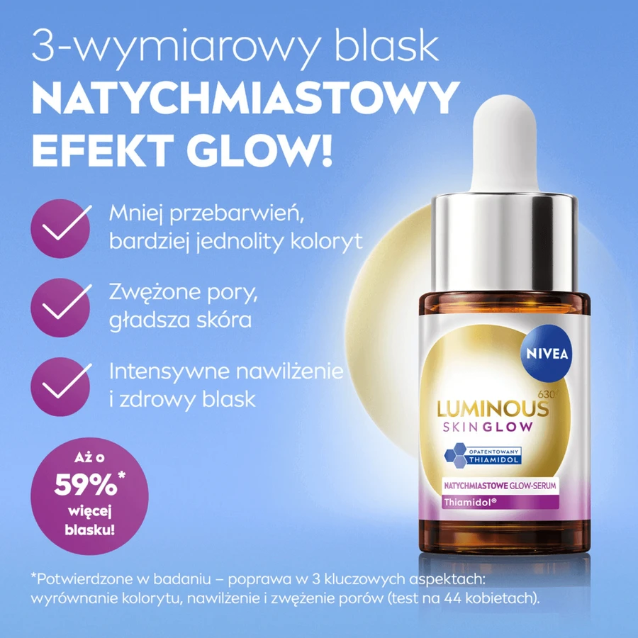 Nivea Luminous 630 Сяйво шкіри, сироватка для миттєвого сяйва, 15 мл: ціни та характеристики