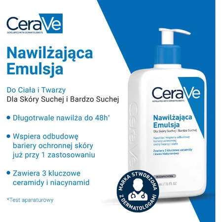 Набор CeraVe, увлажняющая эмульсия, сухая и очень сухая кожа, 473 мл + резерв, 473 мл: цены и характеристики