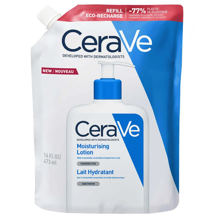 Набор CeraVe, увлажняющая эмульсия, сухая и очень сухая кожа, 473 мл + резерв, 473 мл: цены и характеристики