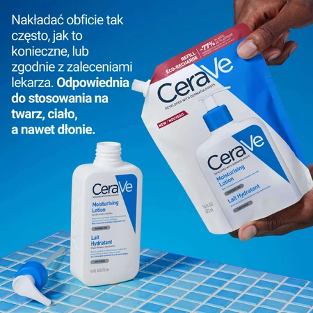 Набор CeraVe, увлажняющая эмульсия, сухая и очень сухая кожа, 473 мл + резерв, 473 мл: цены и характеристики