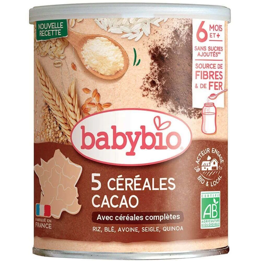 Babybio Органические хлопья С 8 месяцев 220 г: цены и характеристики