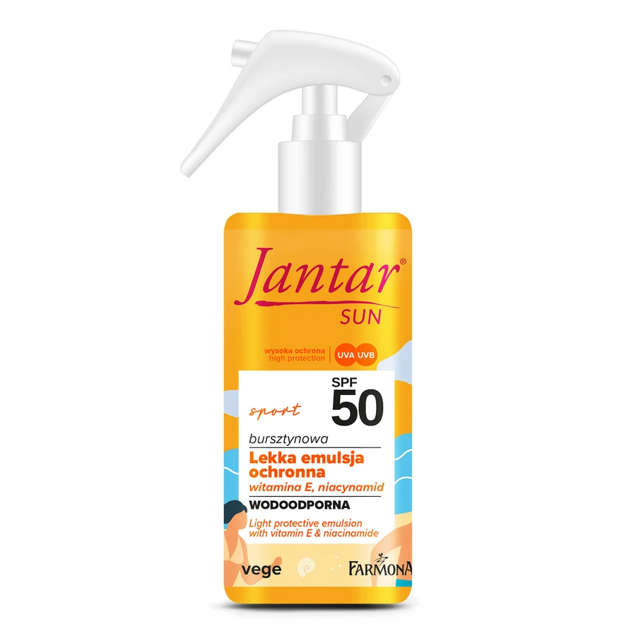 Farmona Jantar Sun Sport Янтарна світлозахисна емульсія SPF50, 150 мл: ціни та характеристики