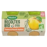 Blédina Composte de petits pots Les Recoltes Bio от 4 до 6 месяцев 2x130 г