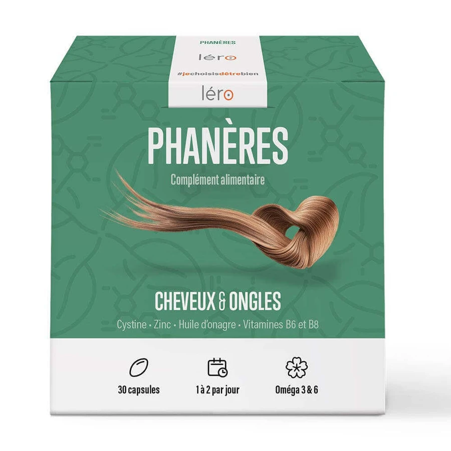 Lero Phaneres Волосы и ногти 30 капсул: цены и характеристики