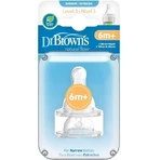 Dr.BROWN'S OPTIONS+ LEVEL 3 1×2, узкий, силиконовые соски 6м+: цены и характеристики