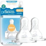 Dr.BROWN'S OPTIONS+ LEVEL 3 1×2, узкий, силиконовые соски 6м+: цены и характеристики
