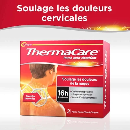 Самонагревающийся пластырь Thermacare для шеи, плеч и запястий x2: цены и характеристики