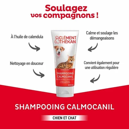 Clement-Thekan Calmocanil Противозудный шампунь для собак и кошек Chien Chat 200 мл: цены и характеристики