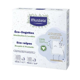 Mustela Багаторазові екологічні серветки для прання x6