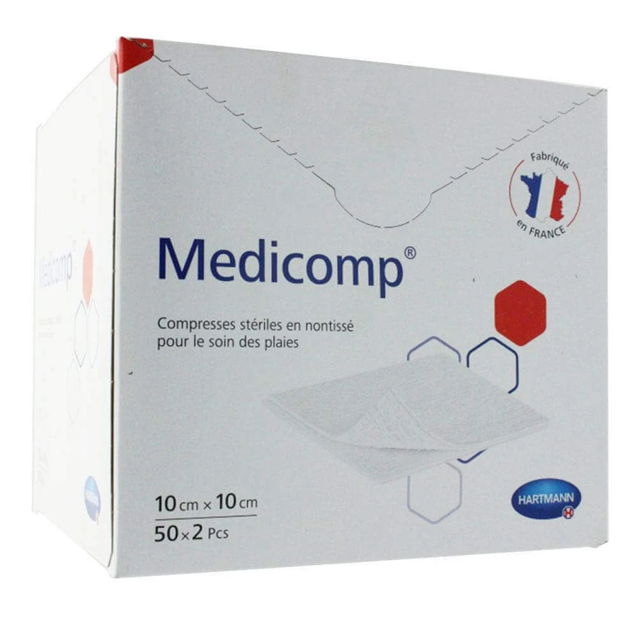 Hartmann Medicomp Стерильні таблетки з нетканого матеріалу 10смх10см 50х2: ціни та характеристики