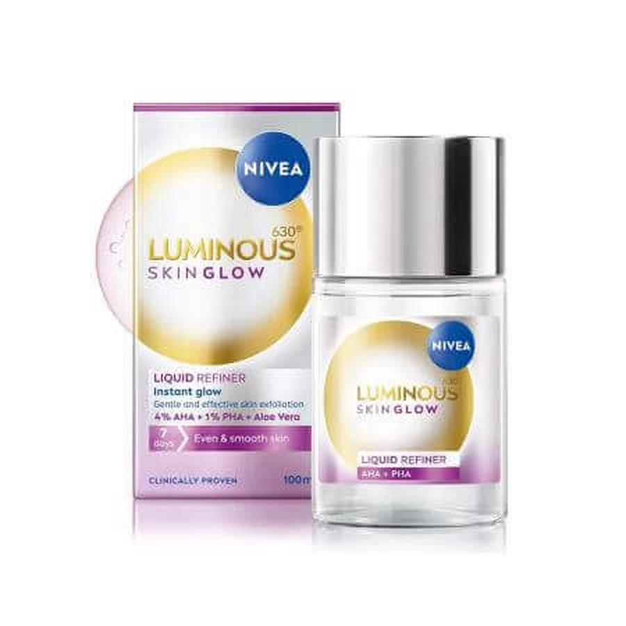 Рідкий пілінг для обличчя Luminous Skin Glow, 10 мл, Nivea: ціни та характеристики