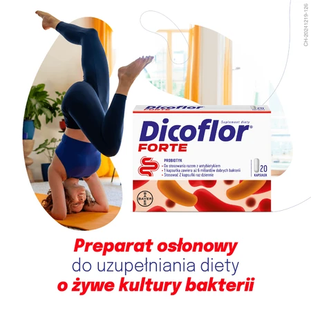 Дикофлор Форте Bayer Dicoflor Forte, 20 капсул: ціни та характеристики